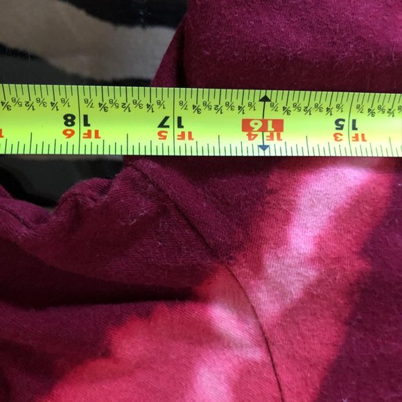 ADIDAS Go To Tee Red Tie Dye Short Sleeve Shirt - Picture 14 of 14